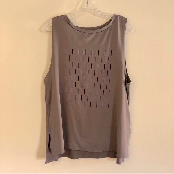 Reebok Tops - Reebok Mauve Laser Cut Tank Top